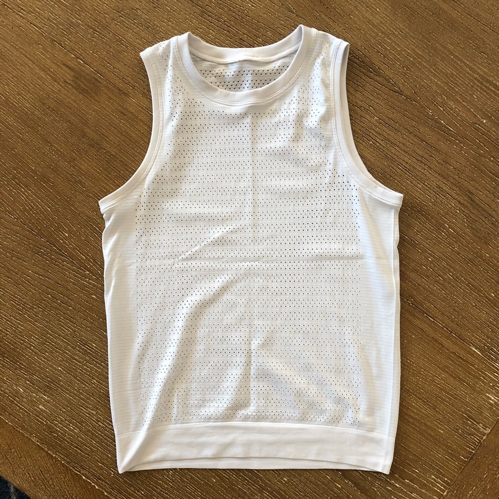 Lululemon white tank